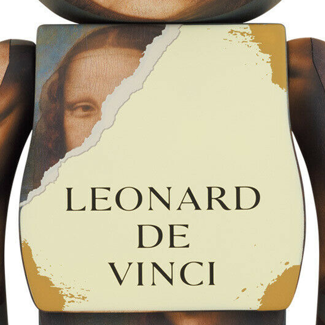 BEARBRICK LEONARD DE VINC MONA LISA 1000% - TRENDY GALLERY